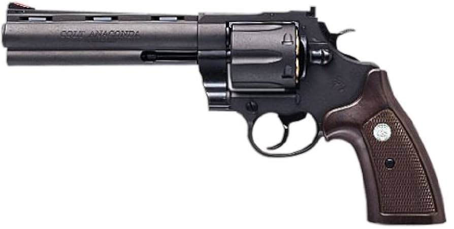 マルシン　COLT ANACONDA 44 マグナム リボルバー　8mm Marushin Anaconda 44 Magnum Revolver (8 inch) - Silver with
